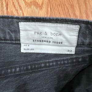 Rag & Bone Men's Slim Jeans - Dark Gray